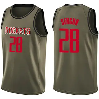 Men's Alperen Sengun Houston Rockets Nike Swingman Green Salute to Service Jersey