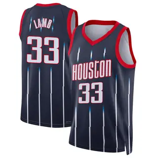 Men's Anthony Lamb Houston Rockets Nike Swingman Navy 2021/22 City Edition Jersey