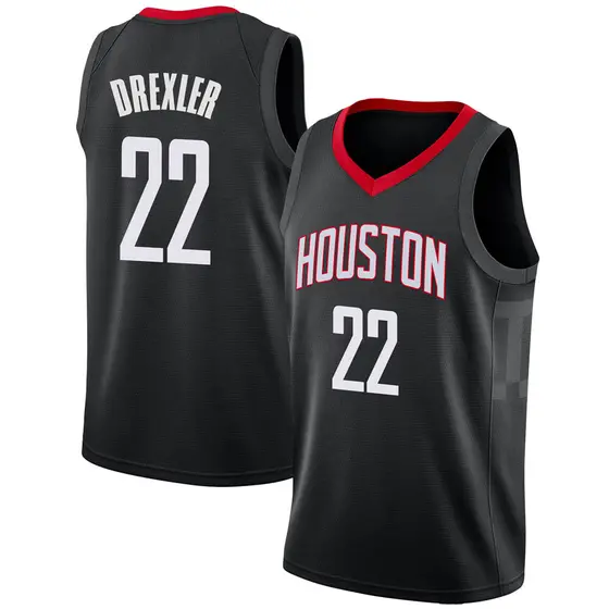 clyde drexler rockets jersey