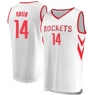 Men's Gerald Green Houston Rockets Fanatics Branded White Fast Break Jersey - Association Edition