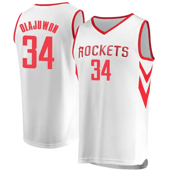 hakeem olajuwon jersey white