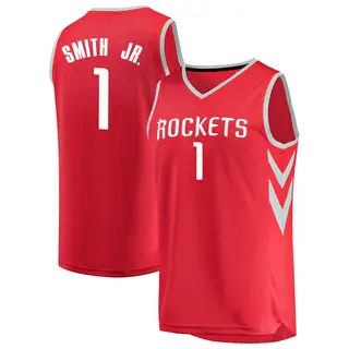 Men's Jabari Smith Jr. Houston Rockets Fanatics Branded Fast Break Red Jersey - Icon Edition