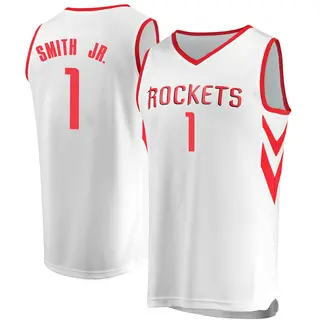Men's Jabari Smith Jr. Houston Rockets Fanatics Branded Fast Break White Jersey - Association Edition