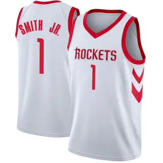 Men's Jabari Smith Jr. Houston Rockets Nike Swingman White Jersey - Association Edition