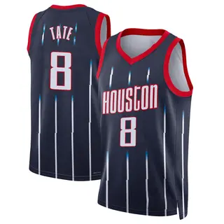 Men's Jae'Sean Tate Houston Rockets Nike Swingman Navy 2021/22 City Edition Jersey