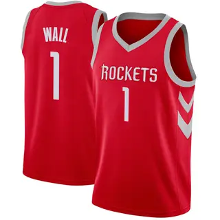 Men's John Wall Houston Rockets Nike Swingman Red Jersey - Icon Edition