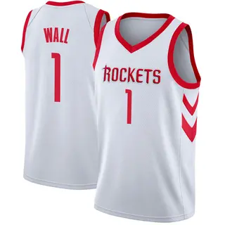 Men's John Wall Houston Rockets Nike Swingman White Jersey - Association Edition