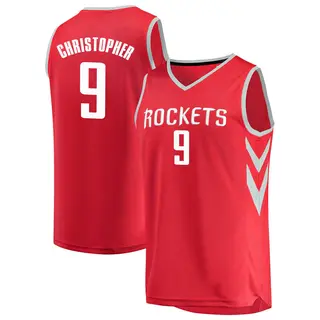 Men's Josh Christopher Houston Rockets Fanatics Branded Red Fast Break Jersey - Icon Edition