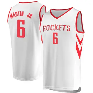 Men's Kenyon Martin Jr. Houston Rockets Fanatics Branded White Fast Break Jersey - Association Edition