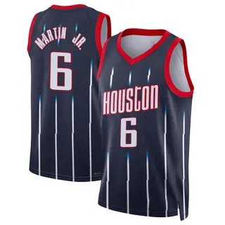 Men's Kenyon Martin Jr. Houston Rockets Nike Swingman Navy 2021/22 City Edition Jersey