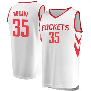 Men's Kevin Durant Houston Rockets Fast Break White Jersey - Association Edition