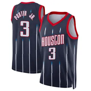 Men's Kevin Porter Jr. Houston Rockets Nike Swingman Navy 2021/22 City Edition Jersey