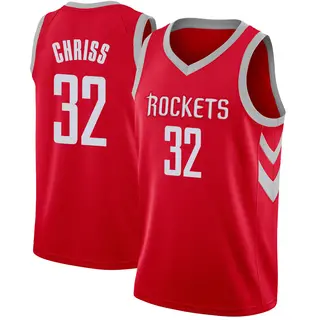 Men's Marquese Chriss Houston Rockets Nike Swingman Red Jersey - Icon Edition