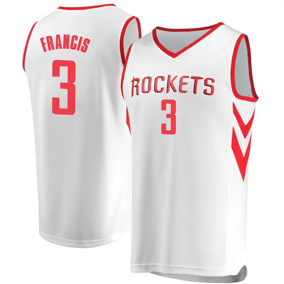 Big & Tall Men's Steve Francis Houston Rockets Fanatics Branded Fast Break  White Jersey - Association Edition