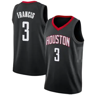 Men's Steve Francis Houston Rockets Nike Swingman Black Jersey - Statement Edition