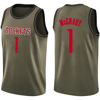 Men's Tracy McGrady Houston Rockets Nike Swingman Green Salute to Service Jersey