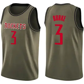 Men's Trey Burke Houston Rockets Nike Swingman Green Salute to Service Jersey