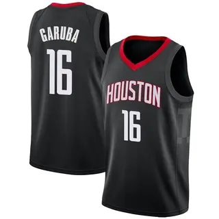 Men's Usman Garuba Houston Rockets Nike Swingman Black Jersey - Statement Edition