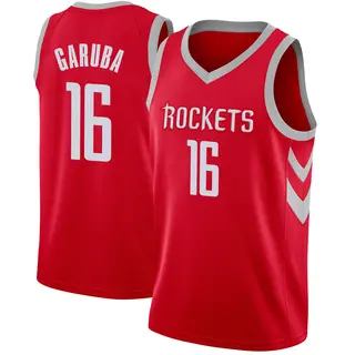 Men's Usman Garuba Houston Rockets Nike Swingman Red Jersey - Icon Edition