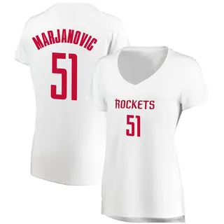 Women's Boban Marjanovic Houston Rockets Fanatics Branded Fast Break White Jersey - Association Edition