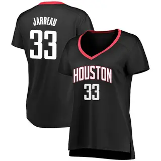 Women's DeJon Jarreau Houston Rockets Fanatics Branded Black Fast Break Jersey - Statement Edition
