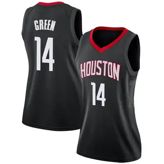 Women's Gerald Green Houston Rockets Nike Swingman Green Black Jersey - Statement Edition