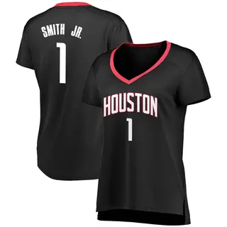 Women's Jabari Smith Jr. Houston Rockets Fanatics Branded Fast Break Black Jersey - Statement Edition