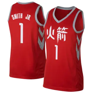Women's Jabari Smith Jr. Houston Rockets Nike Swingman Red Jersey - City Edition
