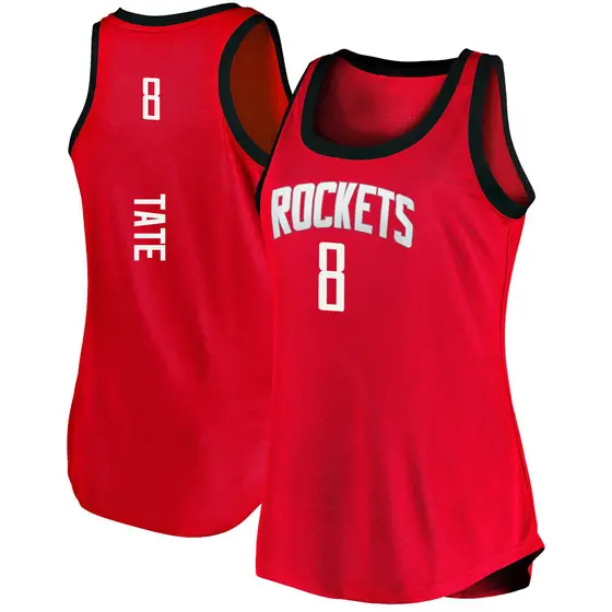 Women's Jae'Sean Tate Houston Rockets Fanatics Branded Fast Break Red 2020/21 Tank Jersey - Icon Edition