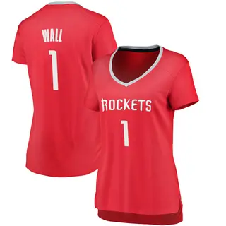 Women's John Wall Houston Rockets Fanatics Branded Red Fast Break Jersey - Icon Edition
