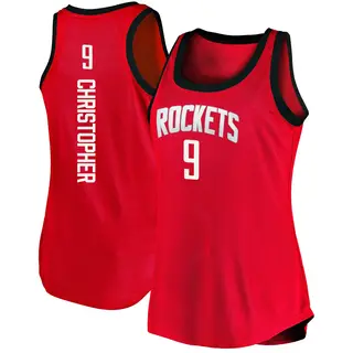 Women's Josh Christopher Houston Rockets Fanatics Branded Fast Break Red 2020/21 Tank Jersey - Icon Edition