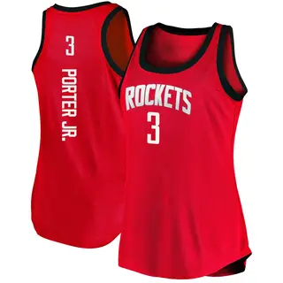 Women's Kevin Porter Jr. Houston Rockets Fanatics Branded Fast Break Red 2020/21 Tank Jersey - Icon Edition