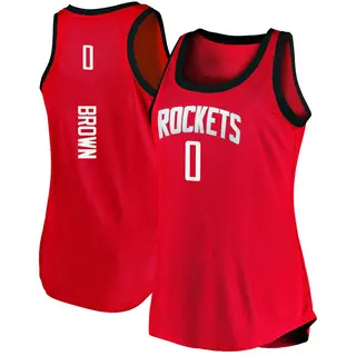 Women's Sterling Brown Houston Rockets Fanatics Branded Fast Break Red 2020/21 Tank Jersey - Icon Edition