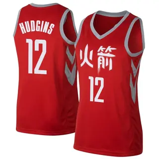 Women's Trevor Hudgins Houston Rockets Nike Swingman Red Jersey - City Edition