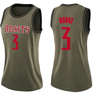 Women's Trey Burke Houston Rockets Nike Swingman Green Salute to Service Jersey