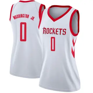 Women's TyTy Washington Jr. Houston Rockets Nike Swingman White Jersey - Association Edition