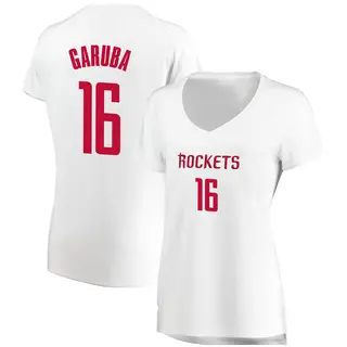 Women's Usman Garuba Houston Rockets Fanatics Branded White Fast Break Jersey - Association Edition