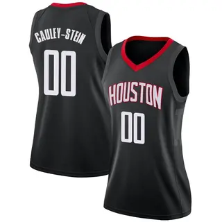 Women's Willie Cauley-Stein Houston Rockets Nike Swingman Black Jersey - Statement Edition