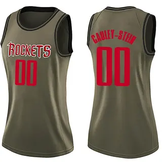 Women's Willie Cauley-Stein Houston Rockets Nike Swingman Green Salute to Service Jersey