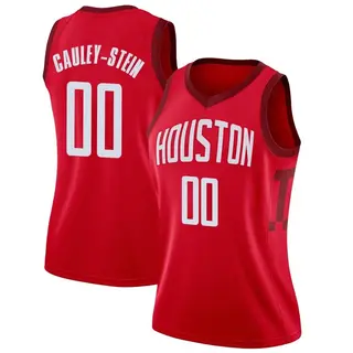 Women's Willie Cauley-Stein Houston Rockets Nike Swingman Red 2018/19 Jersey - Earned Edition