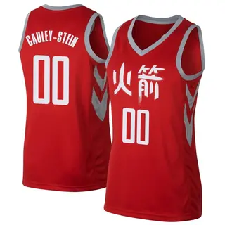 Women's Willie Cauley-Stein Houston Rockets Nike Swingman Red Jersey - City Edition