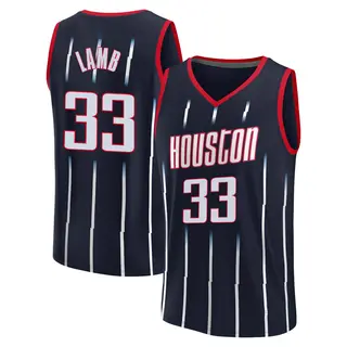 Youth Anthony Lamb Houston Rockets Fanatics Branded Fast Break Navy 2021/22 Replica City Edition Jersey