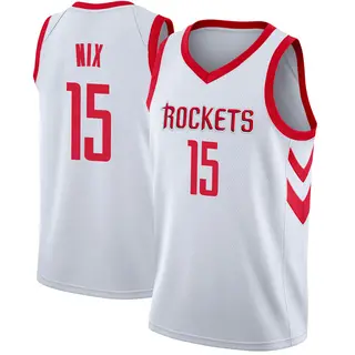 Youth Daishen Nix Houston Rockets Nike Swingman White Jersey - Association Edition