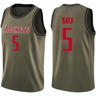 Youth Darius Days Houston Rockets Nike Swingman Green Salute to Service Jersey