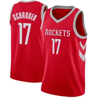 Youth Dennis Schroder Houston Rockets Nike Swingman Red Jersey - Icon Edition
