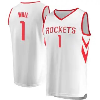 Youth John Wall Houston Rockets Fanatics Branded White Fast Break Jersey - Association Edition