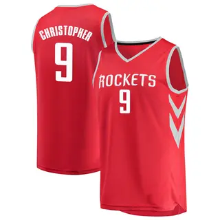 Youth Josh Christopher Houston Rockets Fanatics Branded Red Fast Break Jersey - Icon Edition