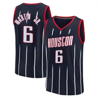 Youth Kenyon Martin Jr. Houston Rockets Fanatics Branded Replica Navy 2021/22 Fast Break City Edition Jersey