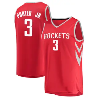 Youth Kevin Porter Jr. Houston Rockets Fanatics Branded Red Fast Break Jersey - Icon Edition