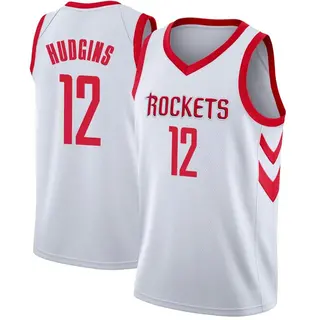 Youth Trevor Hudgins Houston Rockets Nike Swingman White Jersey - Association Edition